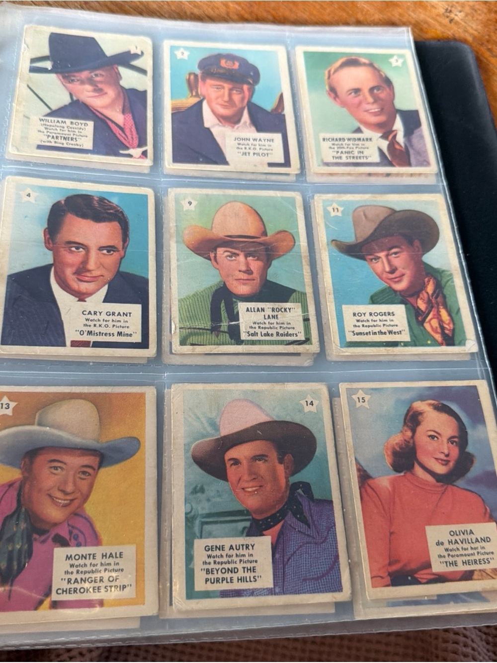 BEYOND RARE 1951 FC 26-2A Canadian Shredded Wheat Movie Stars Cards set of 23